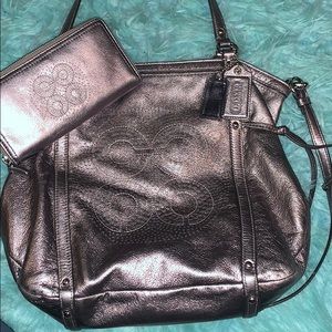 Coach Handbag with matching wallet